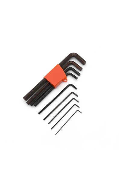 Daytona Ck96 9 Parça Krom Kaplama - Cr-v - Kısa (120MM) Alyan Anahtar Takımı ürün görseli 1
