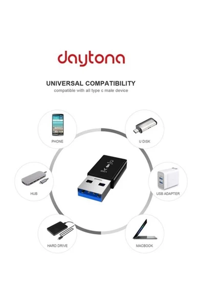 Daytona Ads-613 Usb 3.1=-type-c 10 Gbps Gen2 Çevi - Resim 4