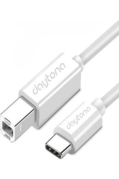 Daytona Tb1-1 Type-c To Usb B Telefon Bilgisayar Tablet Için Piyano Yazıcı Çevirici Kablo (1-metre) ürün görseli 1