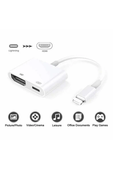 Daytona L8-hl Iphone Lıghtıng hdmı 4k 1080p Çev. - Resim 2