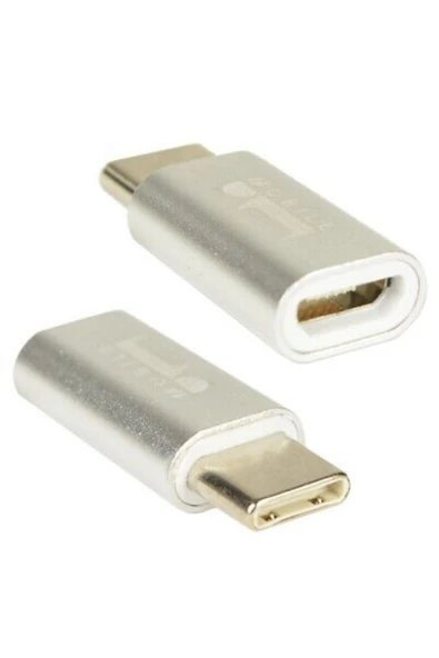 Daytona Usb-c Type-c (m) - Mikro Usb (f) Şarj Ve Senkronizasyon Çevirici Hub Adaptörü-2'li Paket ürün görseli 1