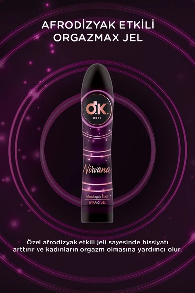 OKEY Nirvana Kayganlaştırıcılı Jel 100 Ml - Resim 3