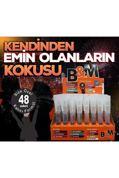 B&M Kalem Parfüm 48 Li ürün görseli 1