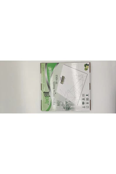 TECHFİT Tf 1053 Dijital Desenli Cam Baskül ürün görseli 1