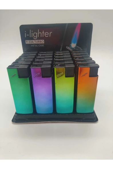 I-Lıghter Metal Case 24 Adet Çakmak ürün görseli 1