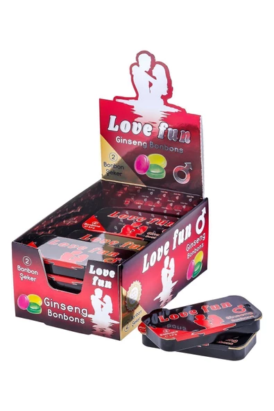 LOVEFUN Love Fun Bonbon Şeker 6 Teneke Kutu 12 Adet ürün görseli 1