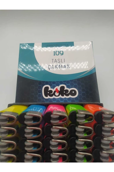 109 Taşlı  Çakmak30 Adet - Resim 2