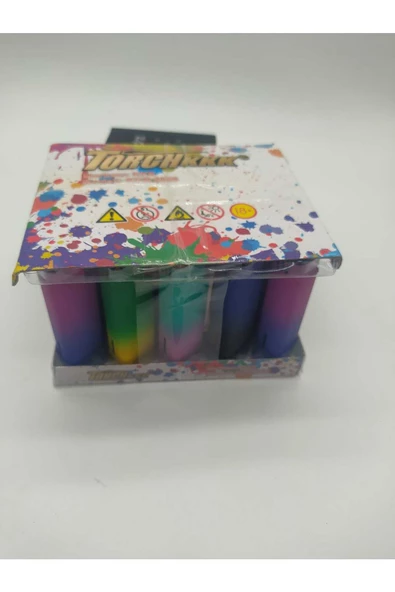 Metal Case 25 Adet Renkli Rüzgar Çakmağı ürün görseli 1