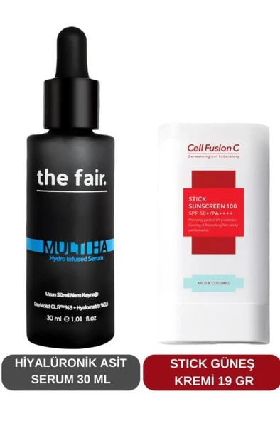 the fair. Hiyalüronik Asit Nemlendirici ve Stick Güneş Kremi Set ürün görseli 1