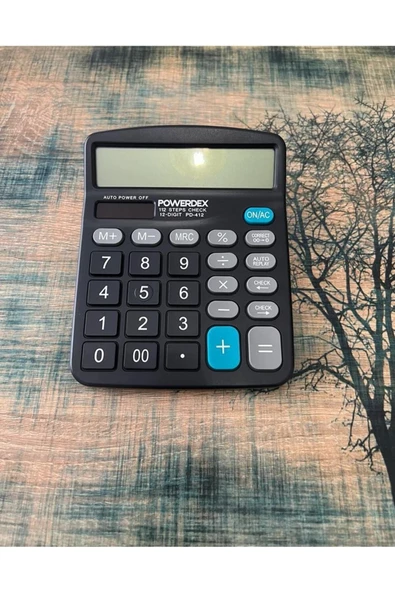 POWERDEX Pd-412 Masaüstü Hesap Makinası - Resim 3