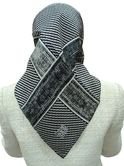 LEVİDOR İ-3804 TWİLL İPEK EŞARP - Resim 6