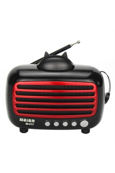 M-v17bt Mini Boy Fm Radyo Taşınabilir Standlı Hoparlör ürün görseli 1