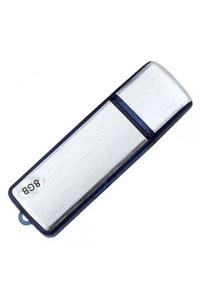Gümüş Renk Kristal Mikrofonlu Ev Işyeri 1Dinleme Cihazı 16 Gb Usb Flash Bellek Depolama ürün görseli 1