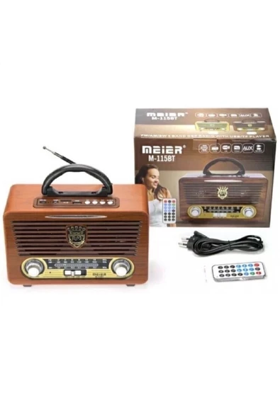 115 Bt Bluetoothusb Sd Kart Girişli Kumandalı Radyo Mp3 ürün görseli 1