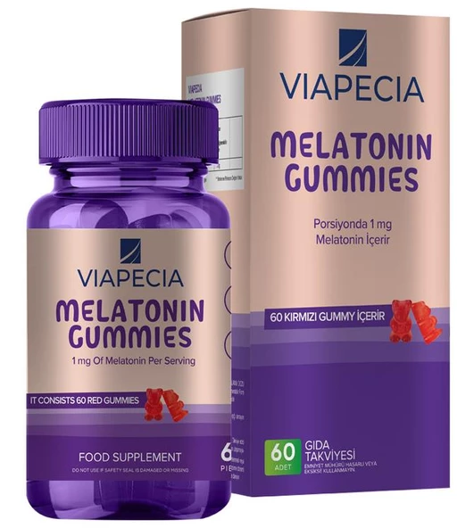 Viapecia Melatonin Gummies 60 Yumuşak Kapsül ürün görseli 1