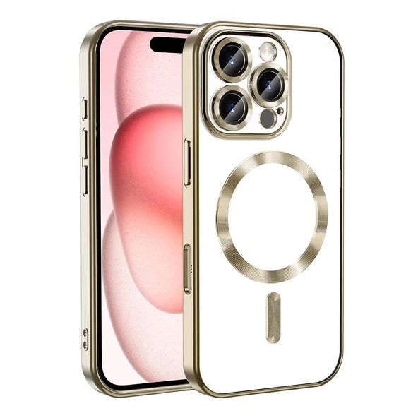 iPhone 16 Pro Max Kılıf Kamera Korumalı Kablosuz Wireless Şarj Özellikli Demre Kapak ürün görseli 1