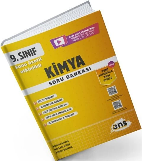 ENS Yayıncılık 9. Sınıf Kimya Etkinlikli Soru Bankası ürün görseli 1