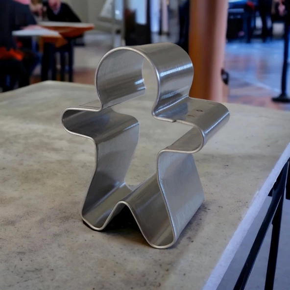 Metal Kurabiye Kopatı | Adam Kurabiye Kalıbı 5 cm ürün görseli 1