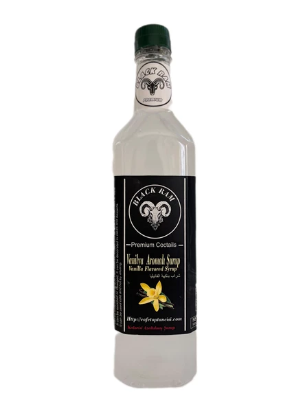 Black Ram Vanilya Aromalı Kokteyl Şurubu 1000 ml ürün görseli 1