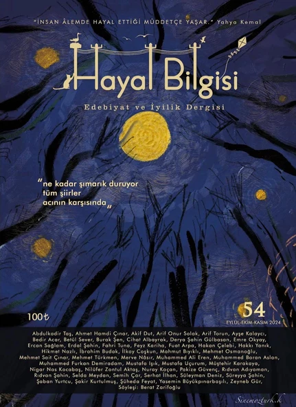 Hayal Bilgisi Dergi 54.Sayı Eylül-Ekim-Kasım 2024 ürün görseli 1