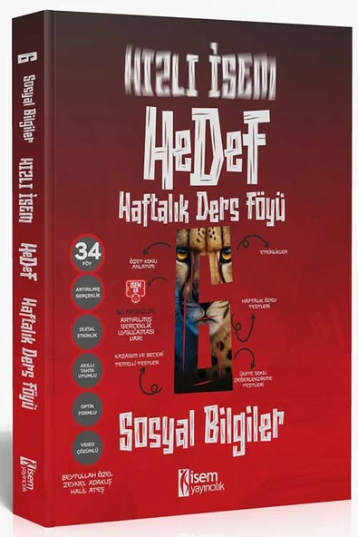 İsem 2025 Hızlı İsem 6. Sınıf Sosyal Bilgiler Haftalık Ders Föyü ürün görseli 1