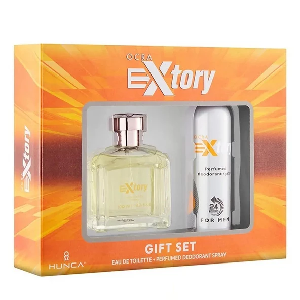 Extory Ocra EDT 100 ml + Deodorant Sprey 150 ml Erkek Parfüm Seti ürün görseli 1
