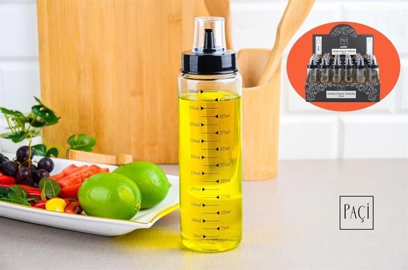 Paçi 570ML Akıtmaz Cam Yağdanlık ürün görseli 1