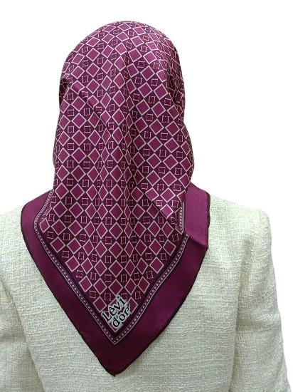 LEVİDOR İ-3800 TWİLL İPEK EŞARP - Resim 9