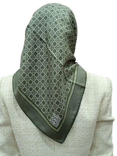 LEVİDOR İ-3800 TWİLL İPEK EŞARP - Resim 12