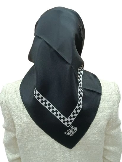 LEVİDOR İ-3813 TWİLL İPEK EŞARP - Resim 3