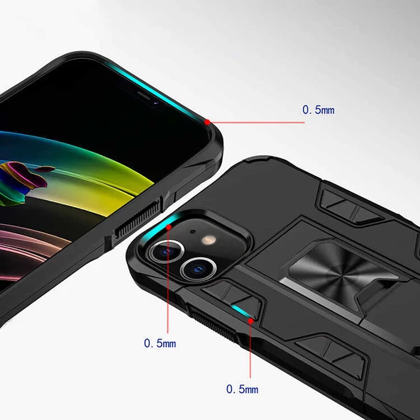 iPhone 12 Kılıf Volve Kapak - Resim 6