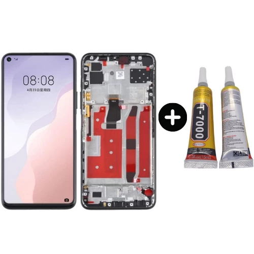 TE Huawei Honor 30S Uyumlu Çıtalı A Kalite Lcd Ekran Dokunmatik + B7000 ürün görseli 1