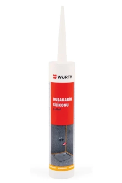 Würth Duşakabin Silikonlu Şeffaf 310ml ürün görseli 1