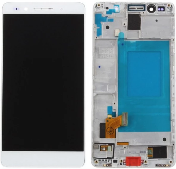 TE Huawei Honor 7 Uyumlu Çıtalı Lcd Ekran Dokunmatik Beyaz ürün görseli 1