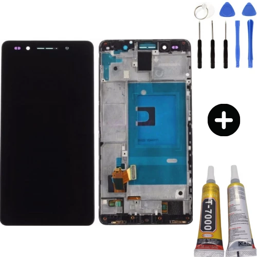 TE Huawei Honor 7 Uyumlu Çıtalı Oled Lcd Ekran Dokunmatik Siyah + Montaj Seti ürün görseli 1