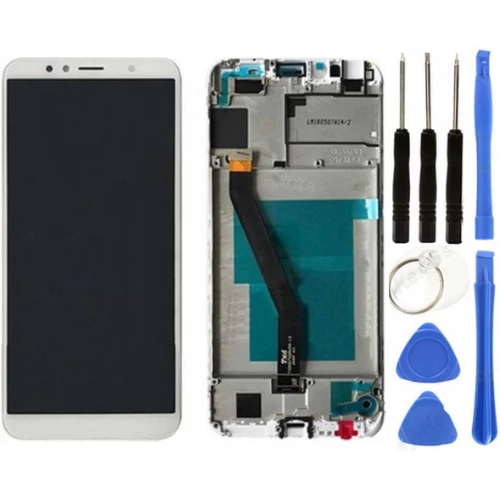 TE Huawei Honor 7A Uyumlu Çıtalı HK Lcd Ekran Dokunmatik Beyaz + Tamir Seti ürün görseli 1
