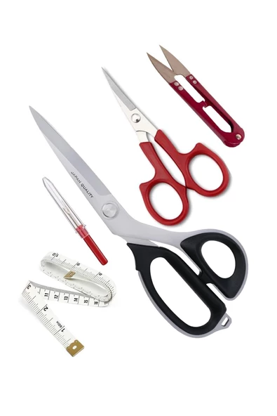 7230 Titanyum Uçlu Plastik Saplı Kumaş Kesim Makası Set  9 No 23 Cm ürün görseli 1
