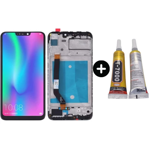 TE Huawei Honor 8C Uyumlu Çıtalı A Kalite Lcd Ekran Dokunmatik + B7000 ürün görseli 1