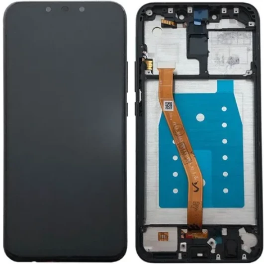 TE Huawei Mate 20 Lite Uyumlu Çıtalı A KaLite Uyumlu Lcd Ekran Dokunmatik Siyah ürün görseli 1