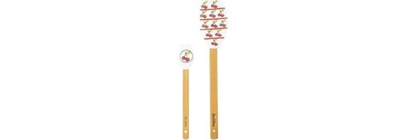 Tantitoni Vişne Desenli 2'li Silikon Spatula Seti ürün görseli 1