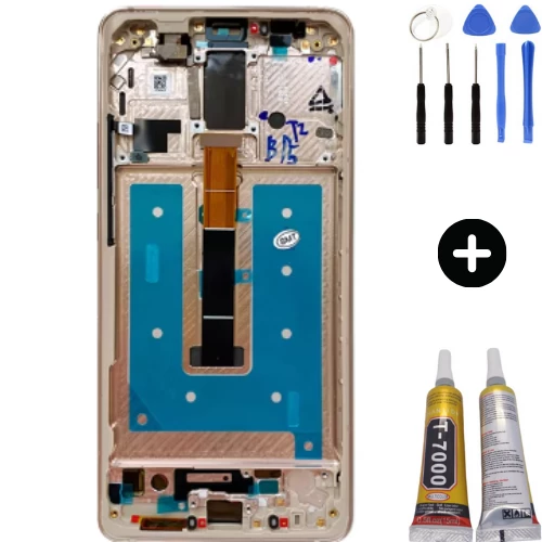 TE Huawei Mate 10 Pro Uyumlu  Çıtalı Lcd Ekran Dokunmatik Gold + Montaj Seti ürün görseli 1