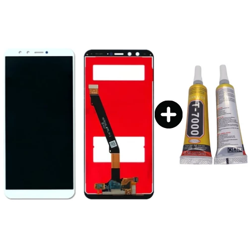 TE Huawei P Smart Uyumlu HK Lcd Ekran Dokunmatik Beyaz + B7000 ürün görseli 1