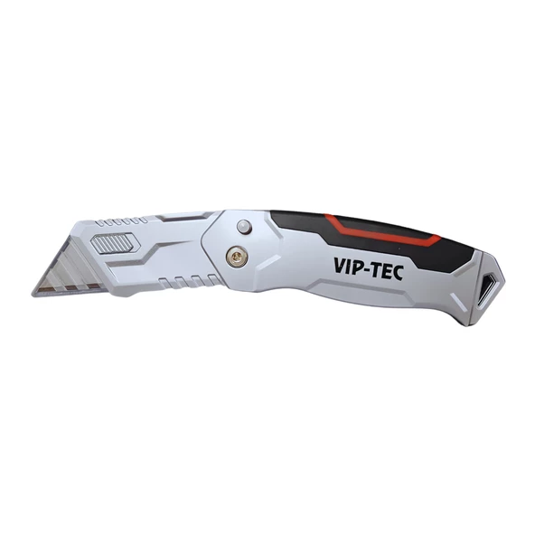 VIP-TEC VT875157 Profesyonel 2 Kademeli Katlanır Metal Maket Bıçağı ürün görseli 1