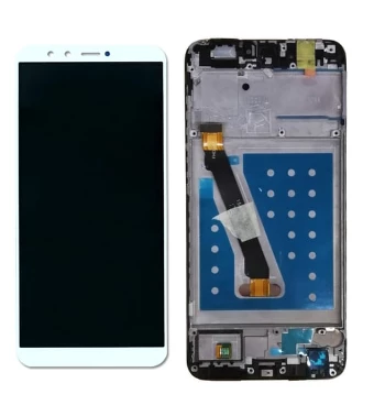 TE Huawei P Smart 2018 Uyumlu Çıtalı Servis Lcd Ekran Dokunmatik Beyaz ürün görseli 1