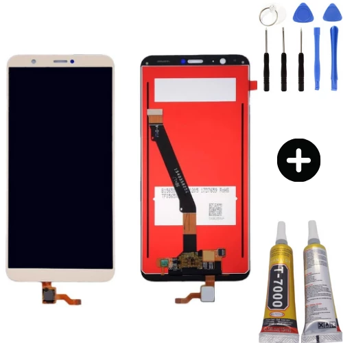 TE Huawei P Smart 2018 Uyumlu A Kalite Lcd Ekran Dokunmatik Gold  + Montaj Seti ürün görseli 1