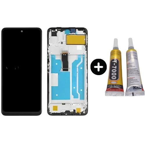 TE Huawei P Smart 2021 Uyumlu Çıtalı Servis Lcd Ekran Dokunmatik + B7000 ürün görseli 1