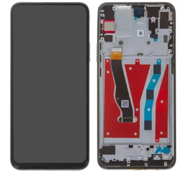TE Huawei P Smart Z Uyumlu Çıtalı A Kalite Lcd Ekran Dokunmatilk Siyah ürün görseli 1