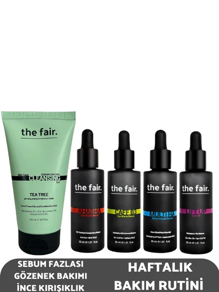 the fair. Sebum Fazlası Gözenek Fazlası İnce Kırışıklık Haftalık Bakım Rutini ürün görseli 1