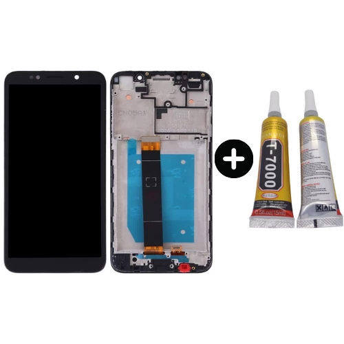 TE Huawei Y5 2018 Uyumlu Çıtalı Servis Lcd Ekran Dokunmatik + B7000 ürün görseli 1