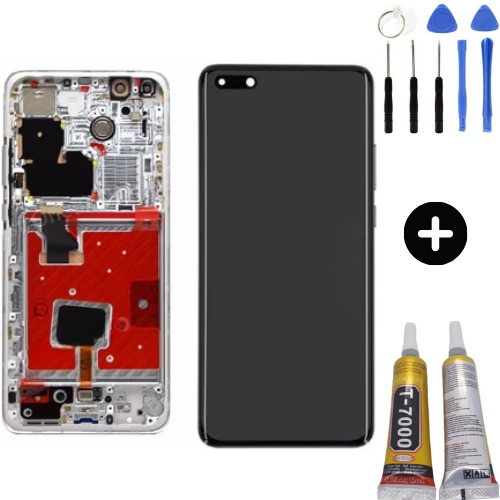 TE Huawei P40 Pro Uyumlu Çıtalı Servis Lcd Ekran Dokunmatik + Montaj Seti ürün görseli 1